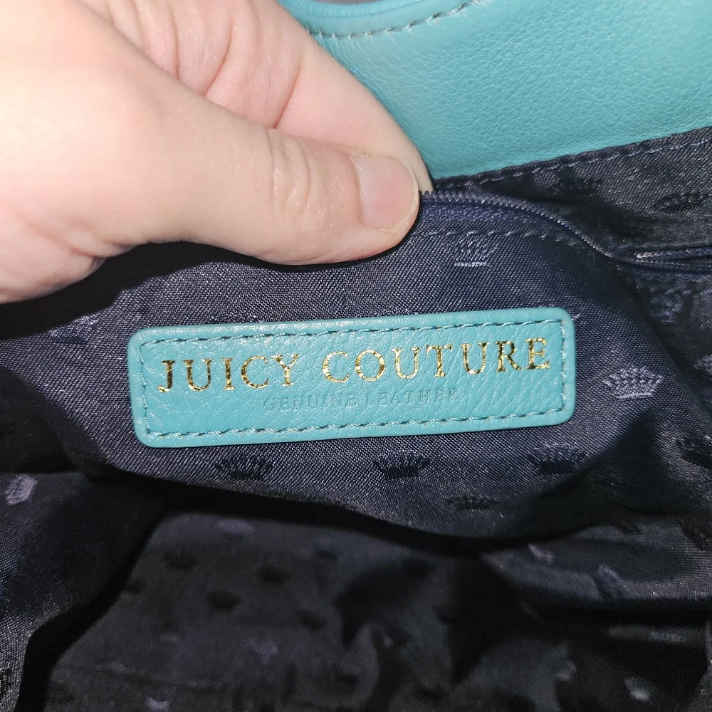 Juicy Couture Leather Turquoise Bag